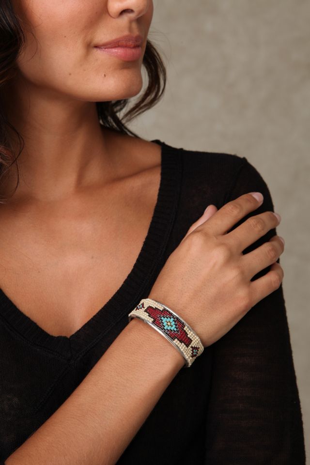 Diamond Beaded Cuff #1