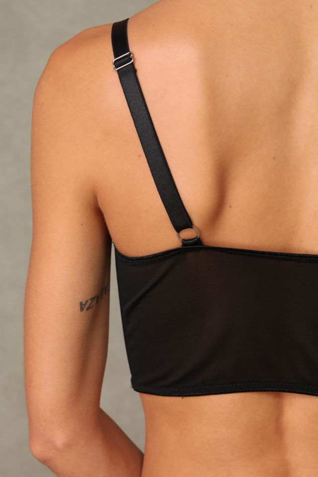 Striped Hook & Eye Bralette #3