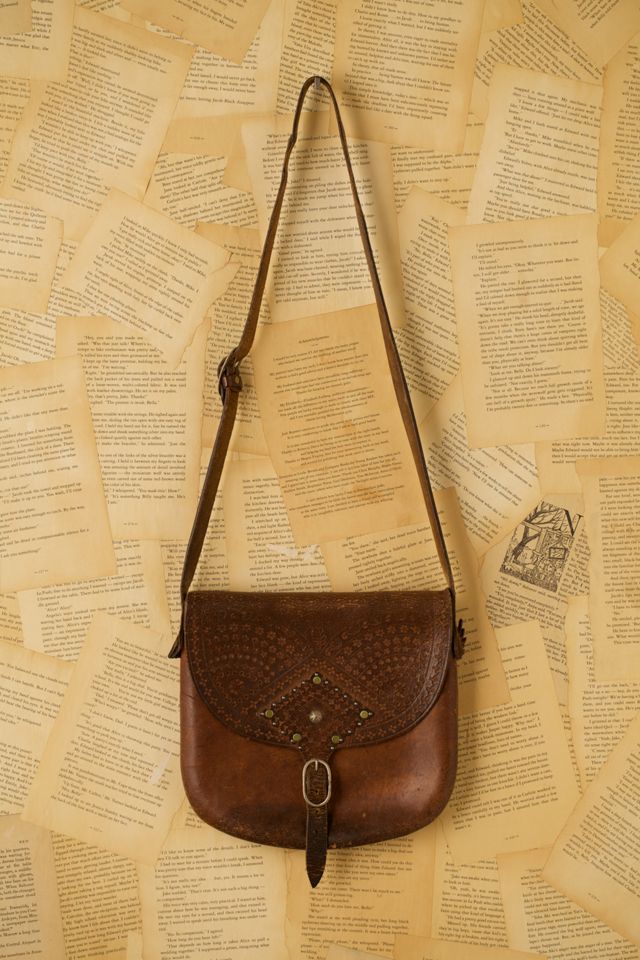 Vintage Mulberry Crossbody Shoulder Bag Messenger Brown Leather