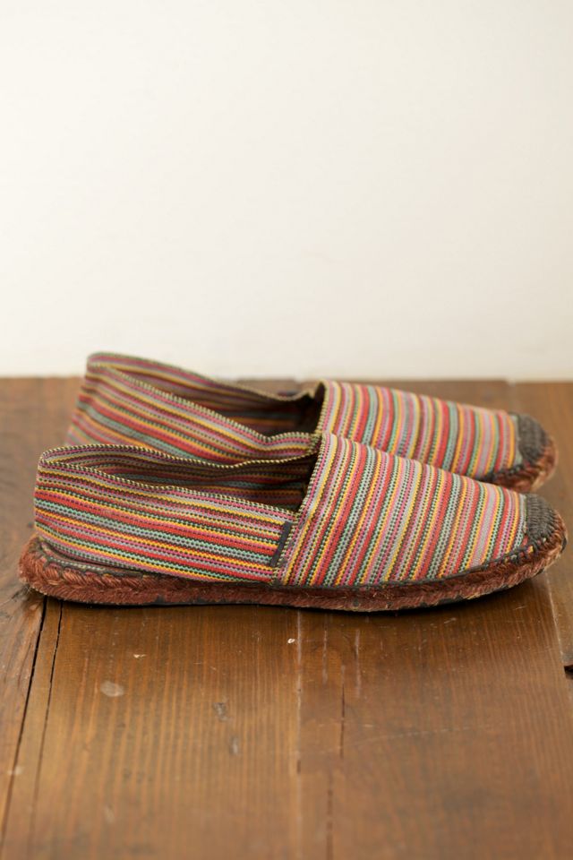 Vintage Multicolored Woven Espadrilles #1