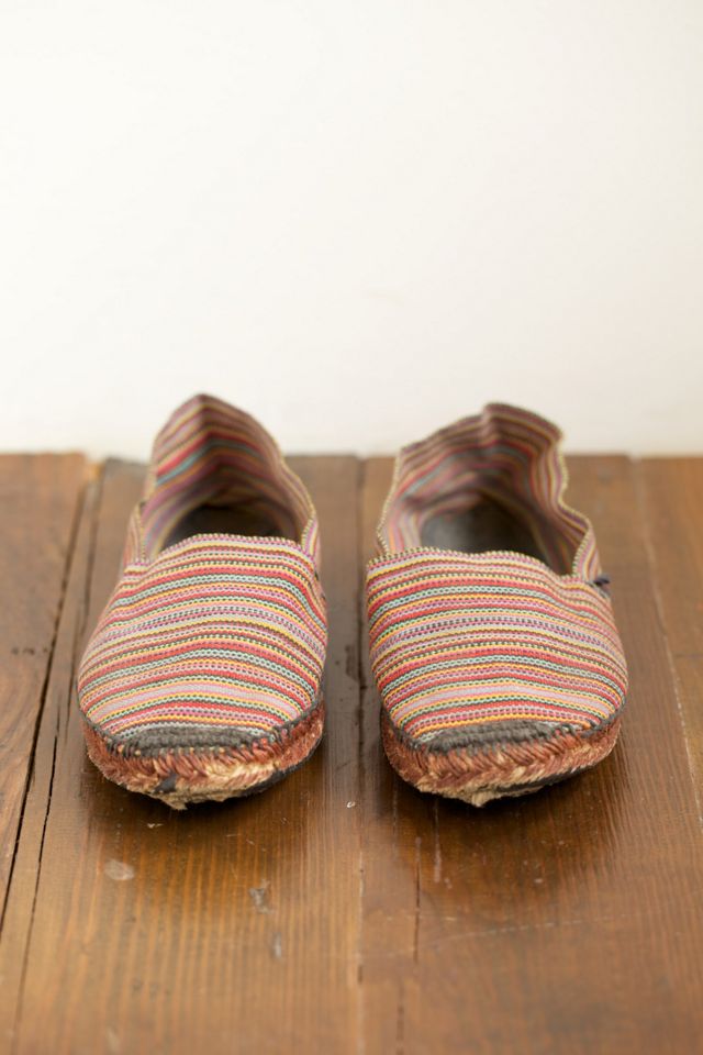 Vintage Multicolored Woven Espadrilles #2