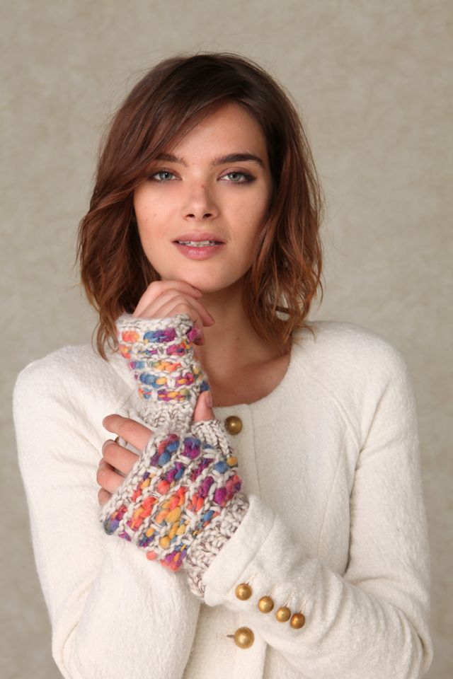 Lila Fingerless Glove #2