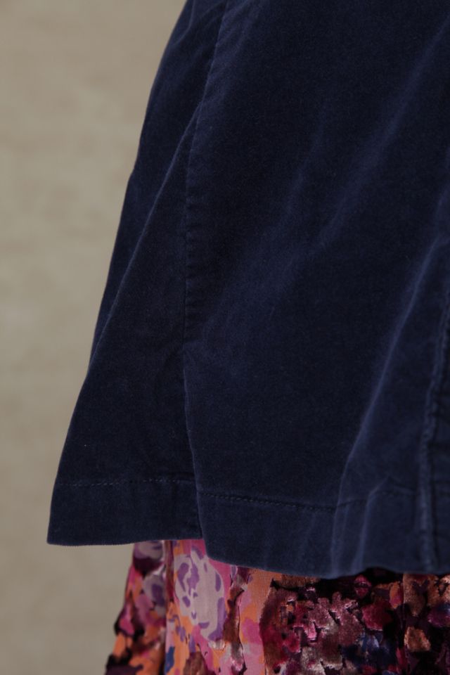 Velvet Moto Fit and Flare Jacket #4