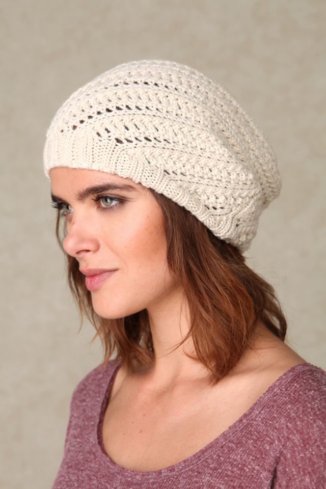 Twisted Slouchy Beanie #1
