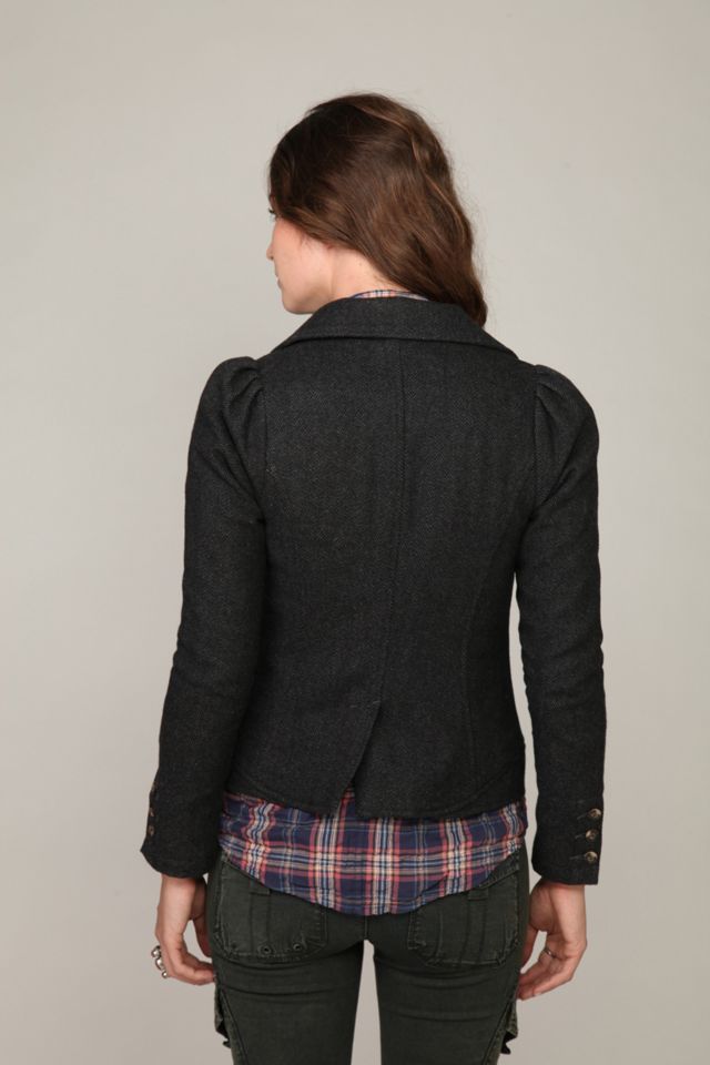 【3/25まで】Ameri　PUFF SLEEVE WOOL JACKET ameri vintage PUFF SLEEVE WOOL JACKET
