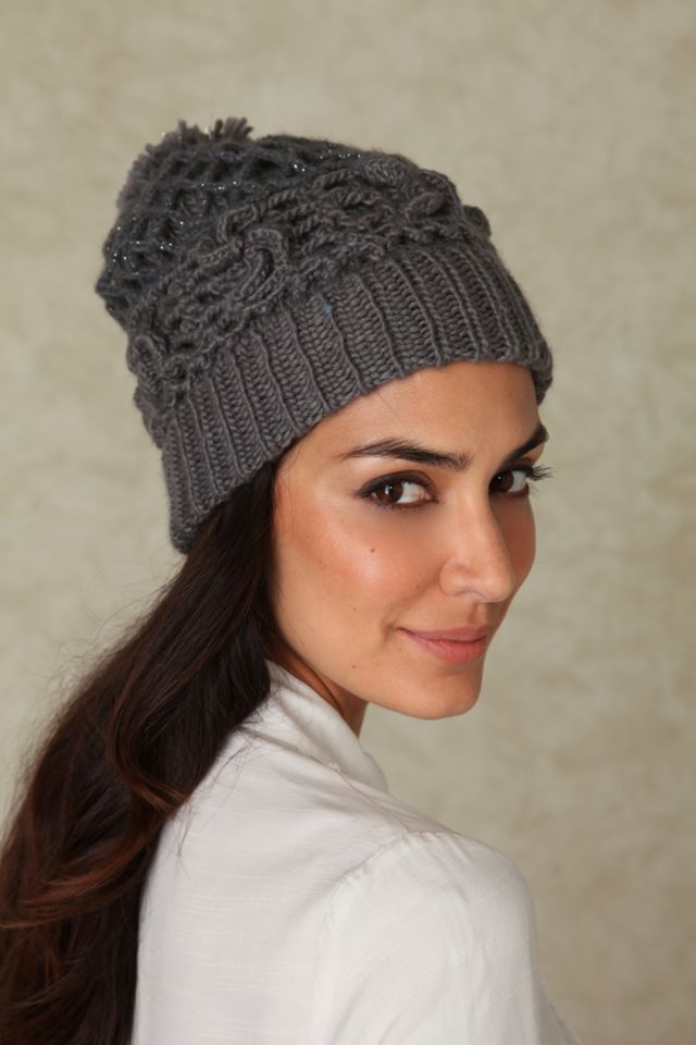 Wide Rib Pom Pom Hat #3