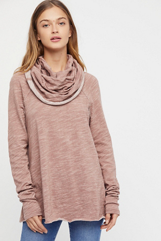 Cowl neck cocoon pullover sale