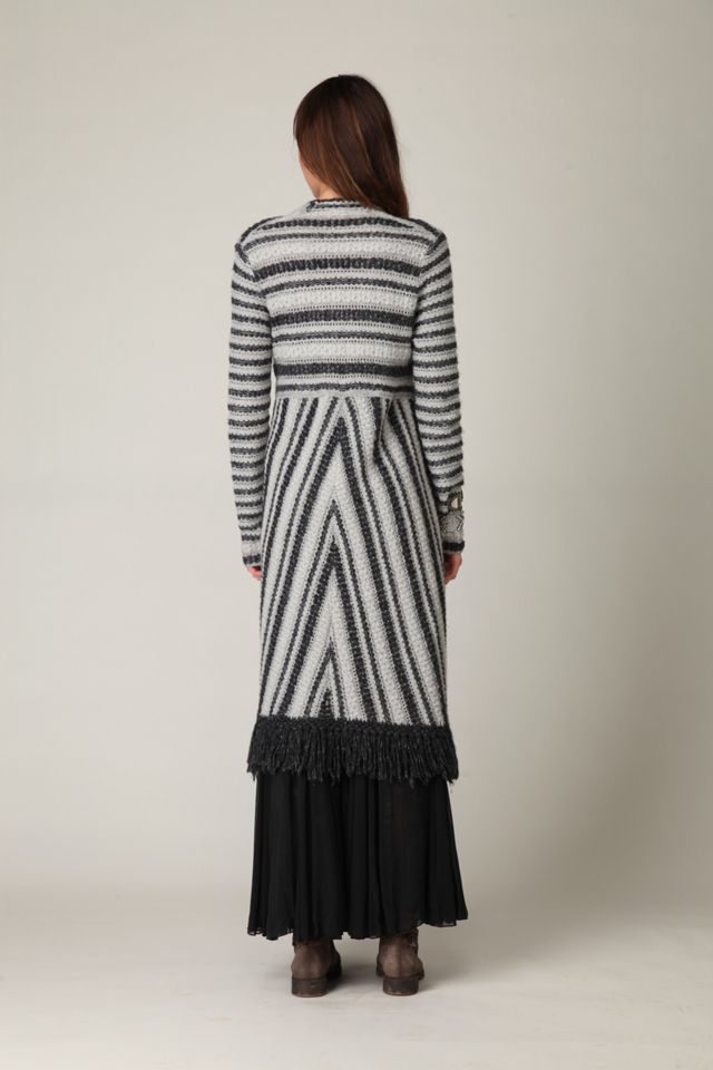 Converging Stripes Cardigan #2