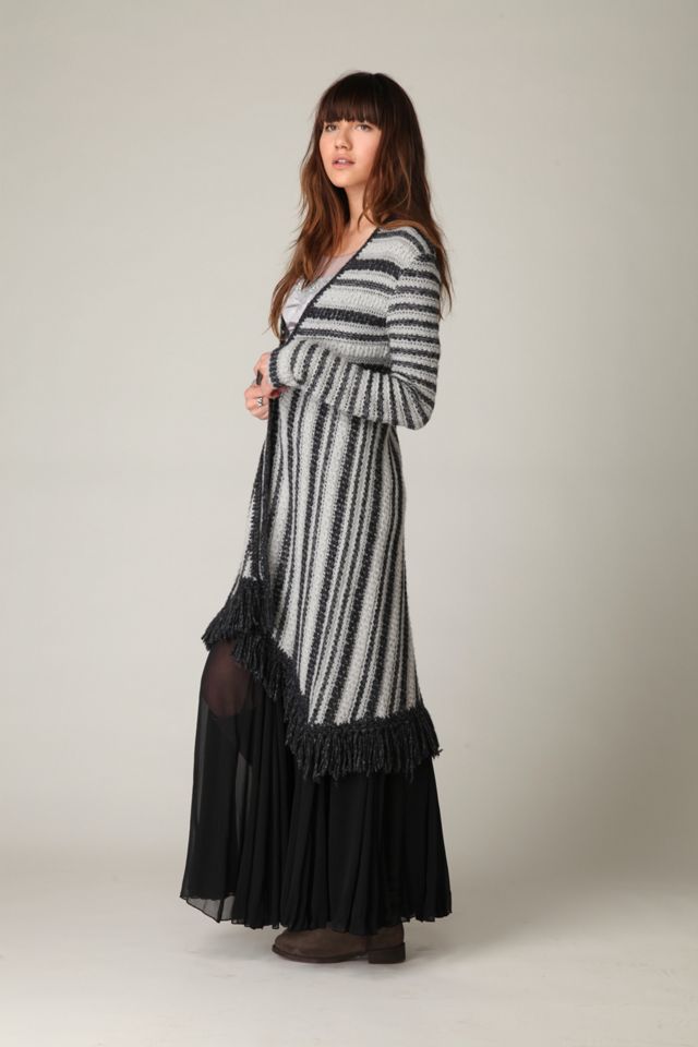 Converging Stripes Cardigan #3