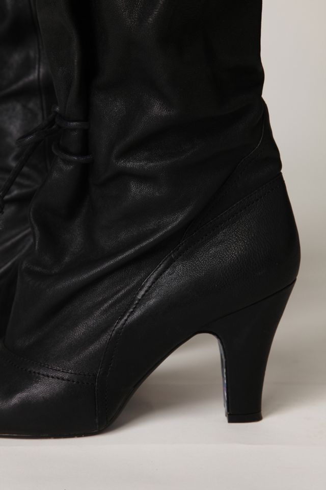 Buckle Slouch Heeled Boot #3