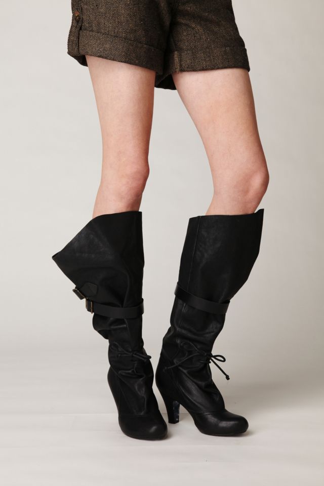 Buckle Slouch Heeled Boot #5