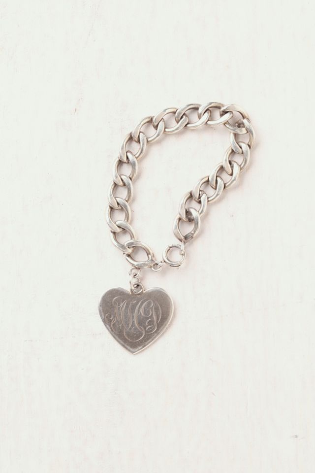Vintage Heart Chain Bracelet #1