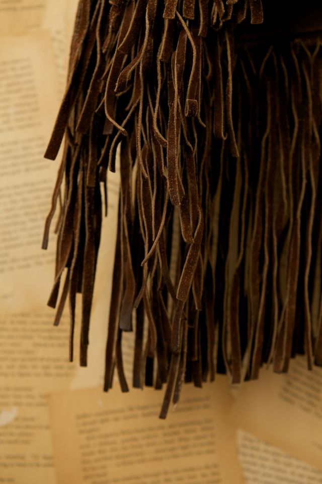 Vintage Suede Fringe Bag #2
