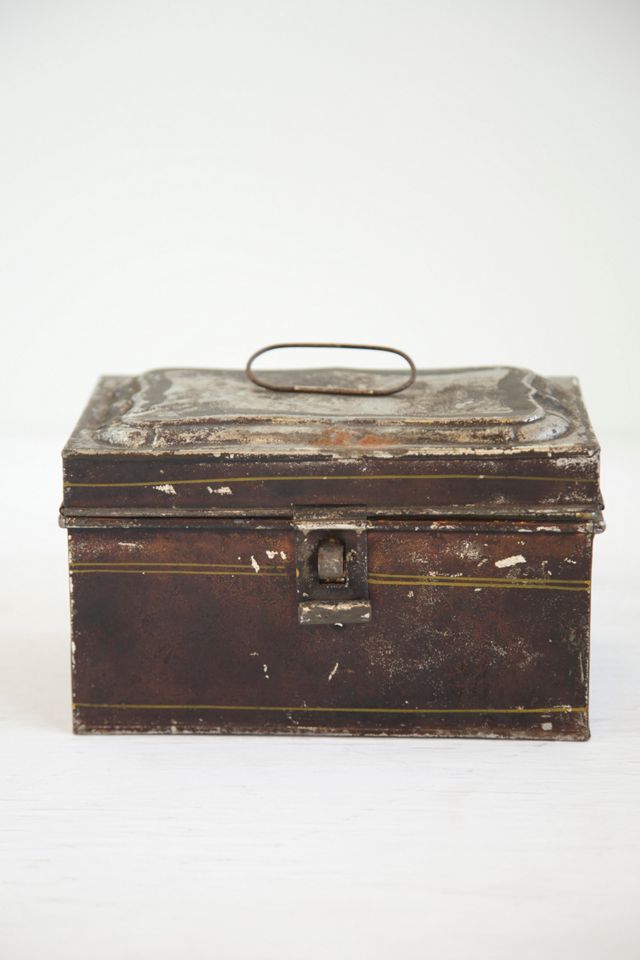 Vintage Tin Document Box Free People