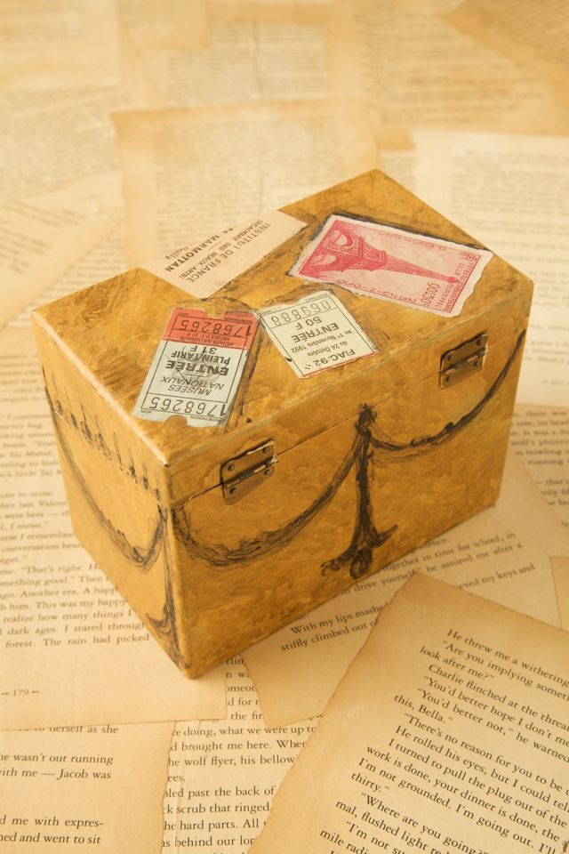 Vintage Paper Jewelry Box #2