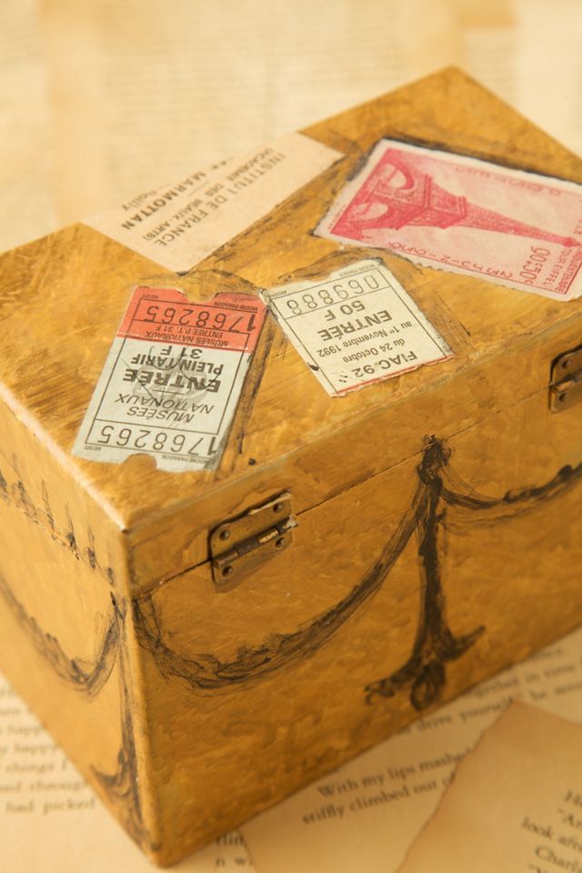 Vintage Paper Jewelry Box #3