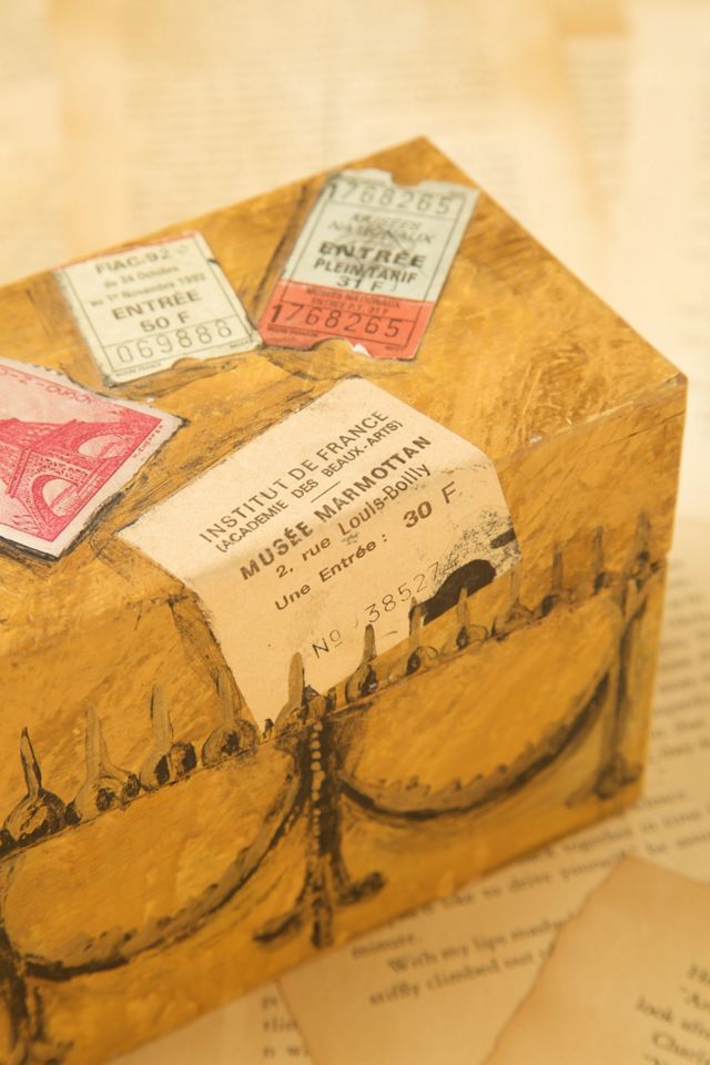 Vintage Paper Jewelry Box #4