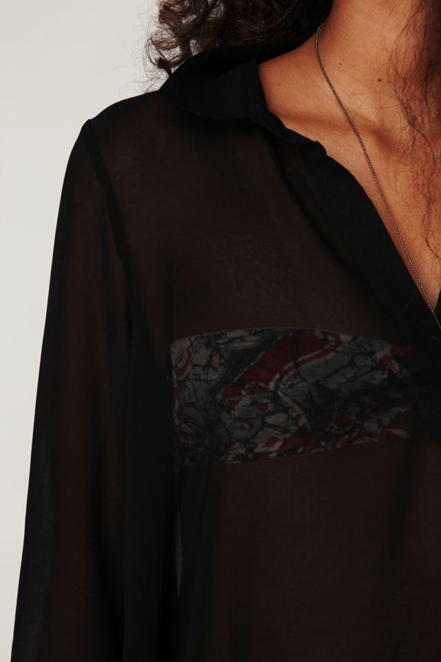 Fluid Trapeze Blouse #2