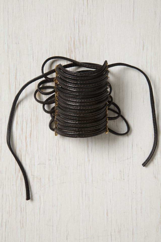 Leather Corset Cuff #1