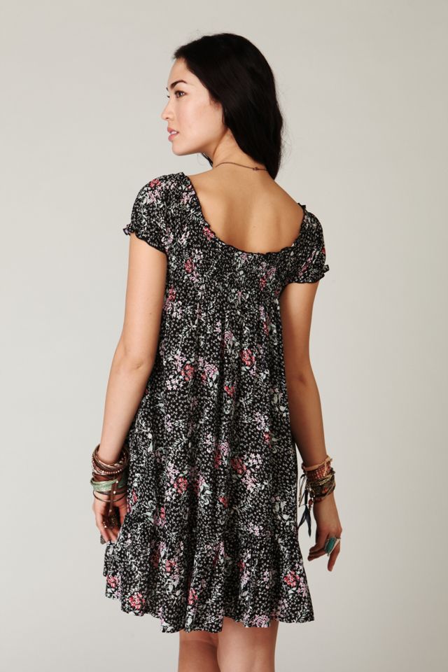 Printed Smocked House Dress #1