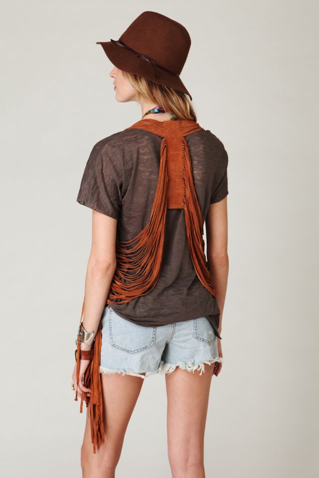 Moccasin Fringe Belt Vest #2