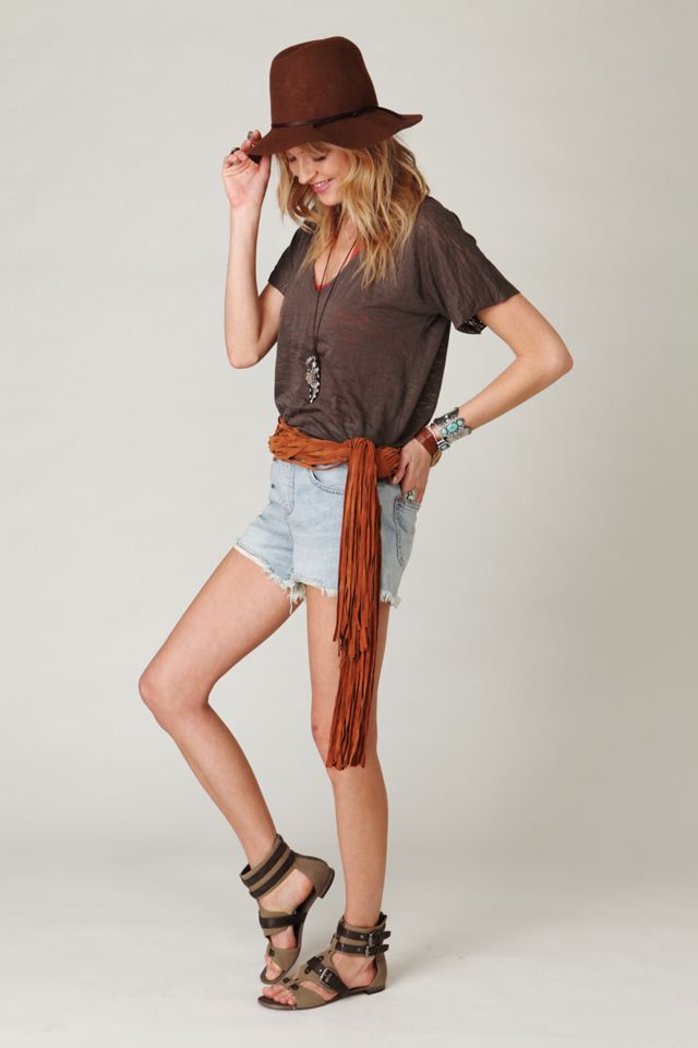 Moccasin Fringe Belt Vest #3