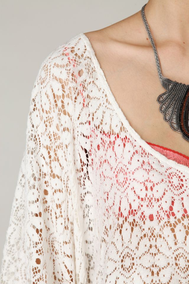 Lace Cropped Kaftan #3