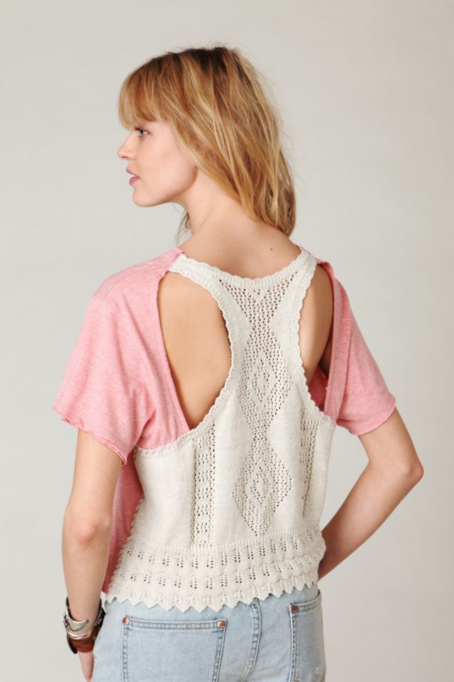 Cropped Diamond Tee #1