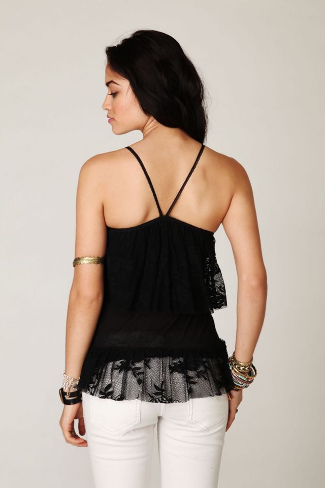 Lace in Motion Ruffle Top #1