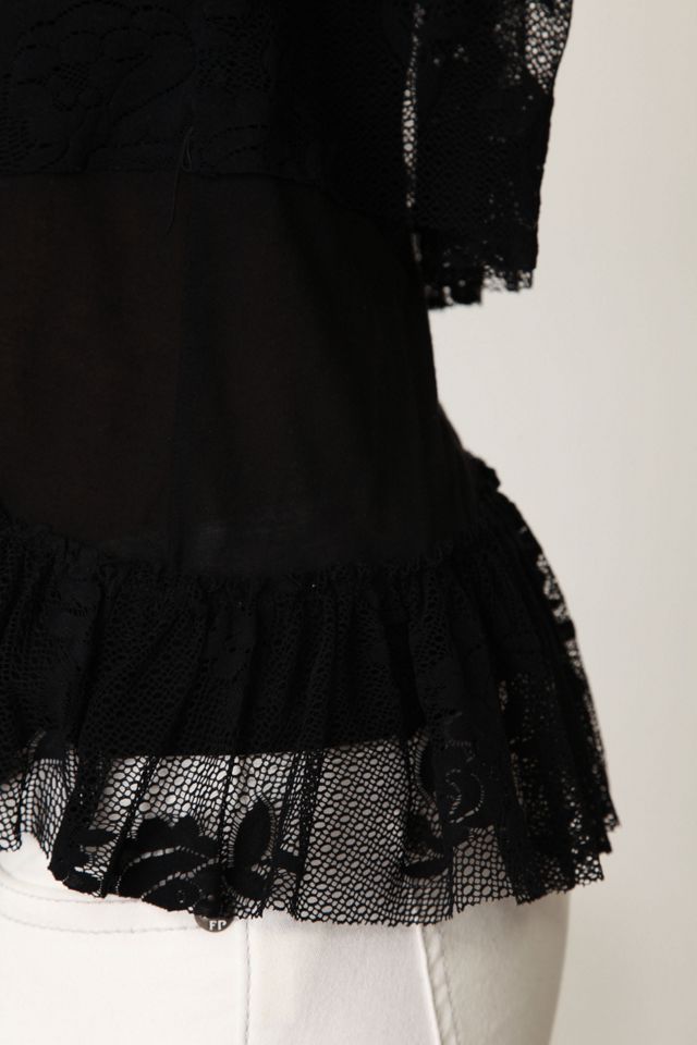 Lace in Motion Ruffle Top #3