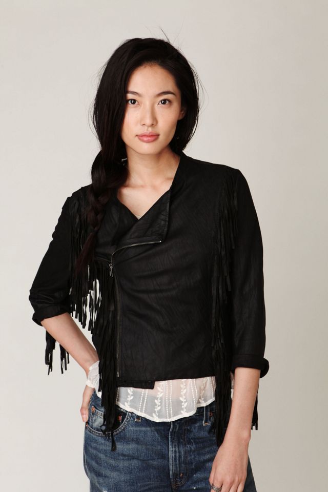 Fringe Leather Jacket #2