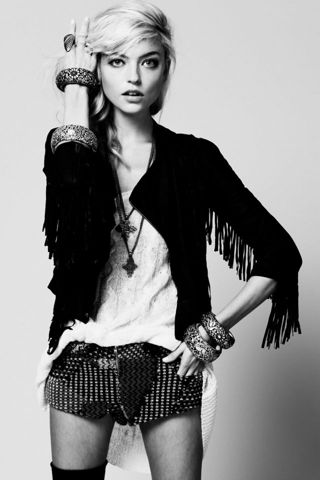 Fringe Leather Jacket #4