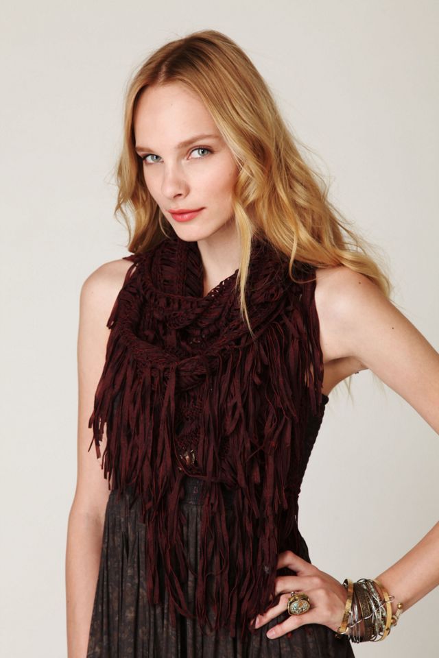 Ladder Ribbon Shawl #1