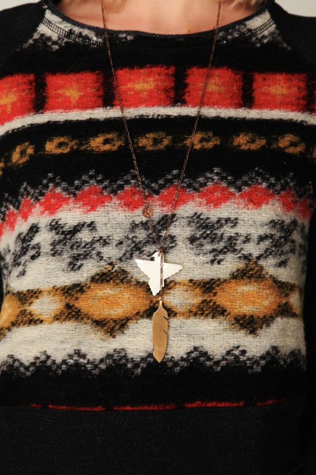 Heavy Knit Pieced Sweater #2