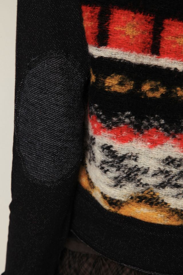 Heavy Knit Pieced Sweater #4