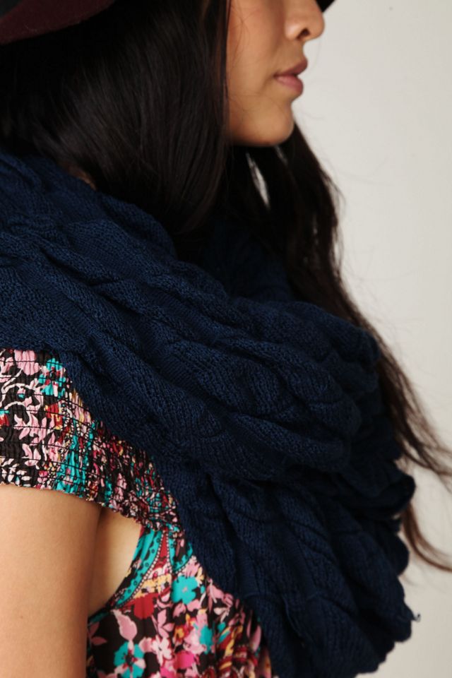 Selvage Ruched Scarf #1