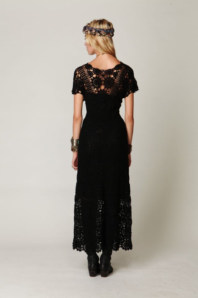 Hand Crochet Maxi Dress #1