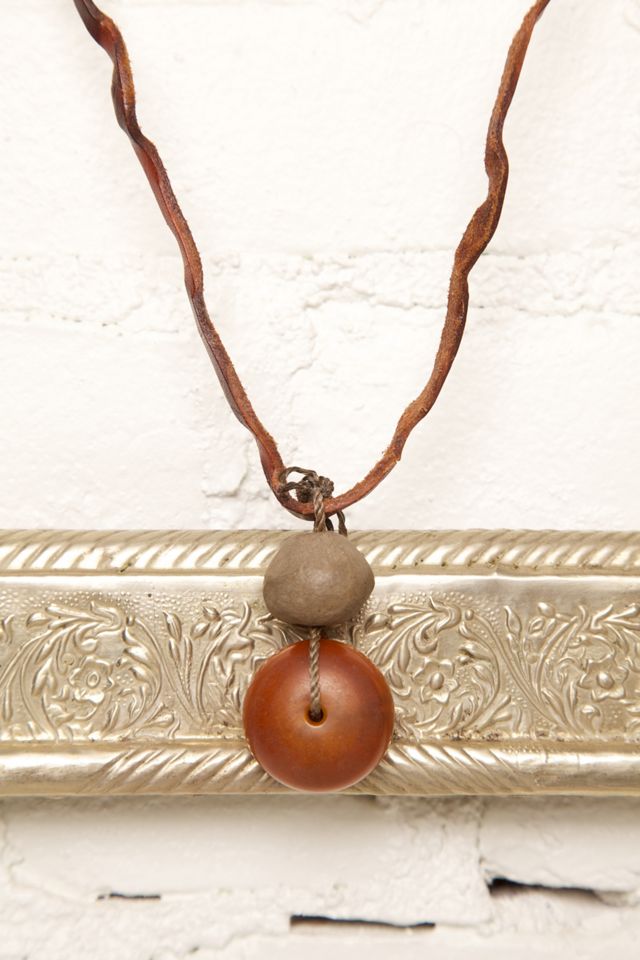 Vintage Stone and Bead Necklace #1