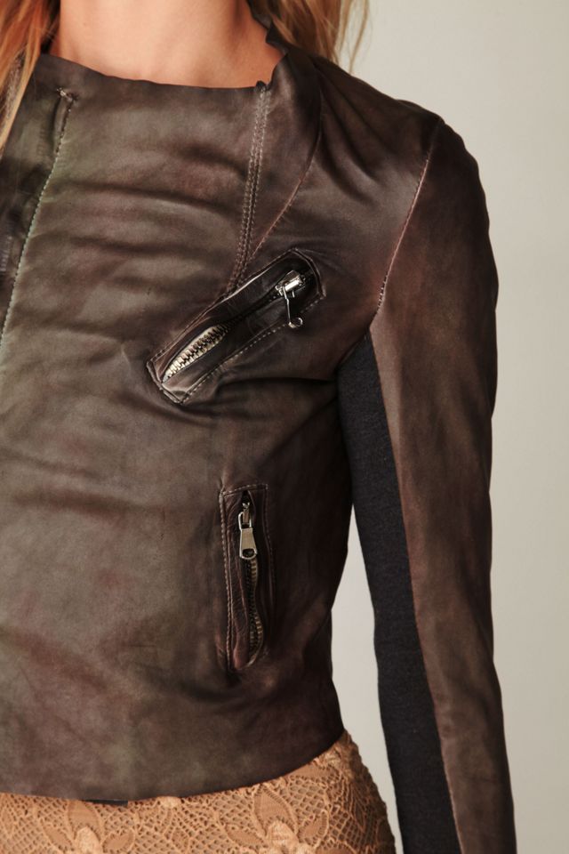 Blur Ria Leather Jacket #4