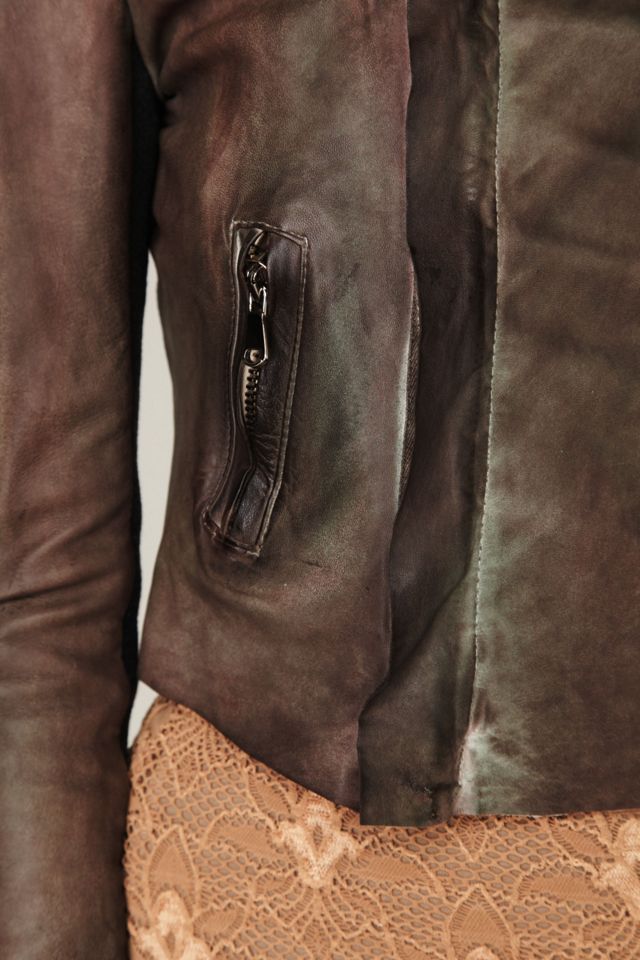 Blur Ria Leather Jacket #5