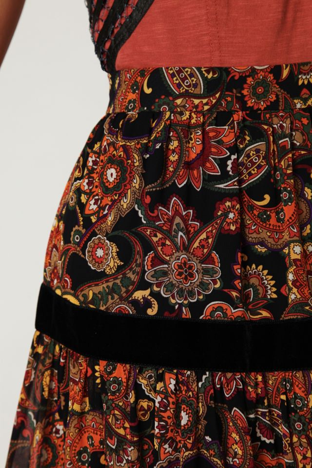 Pieced Velvet Skirt #3