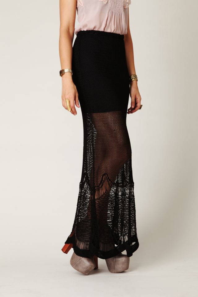 FP Spun Fishtail Maxi Skirt #1