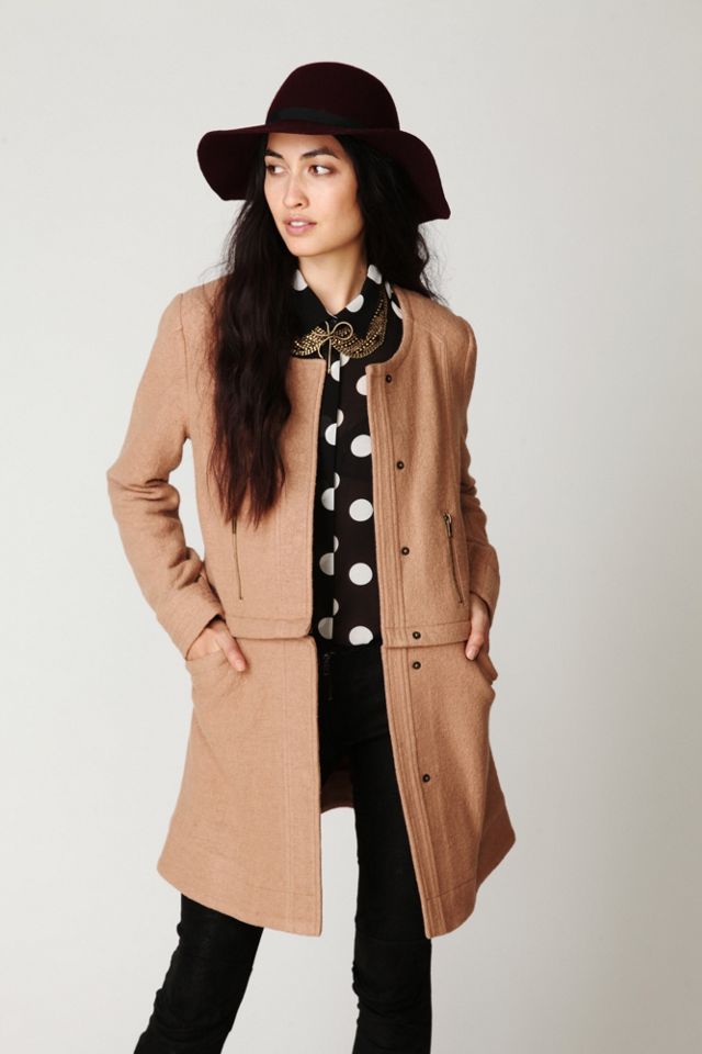 Convertible Wool Coat Free People