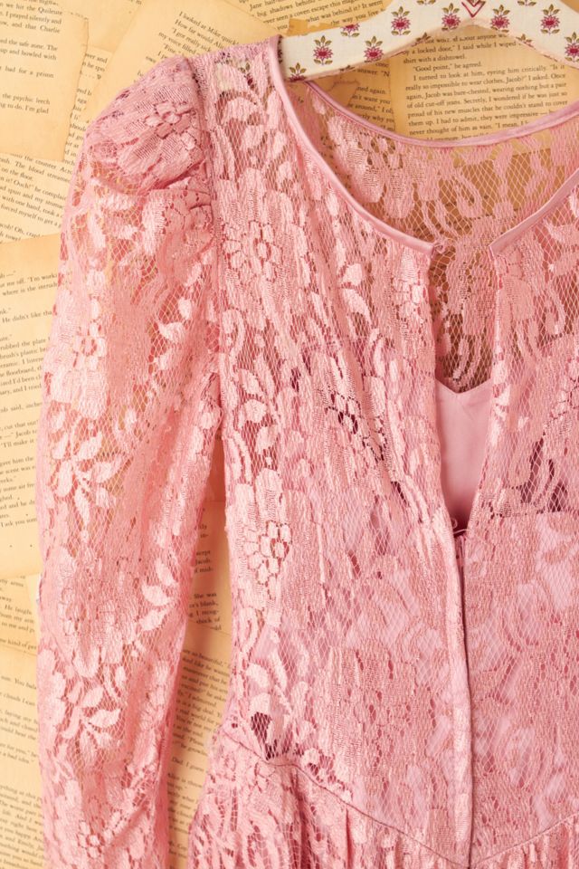Vintage Pink Lace Princess Dress #2