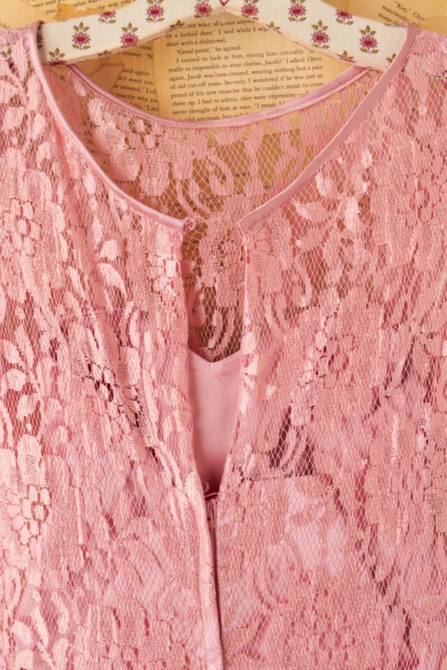 Vintage Pink Lace Princess Dress #5