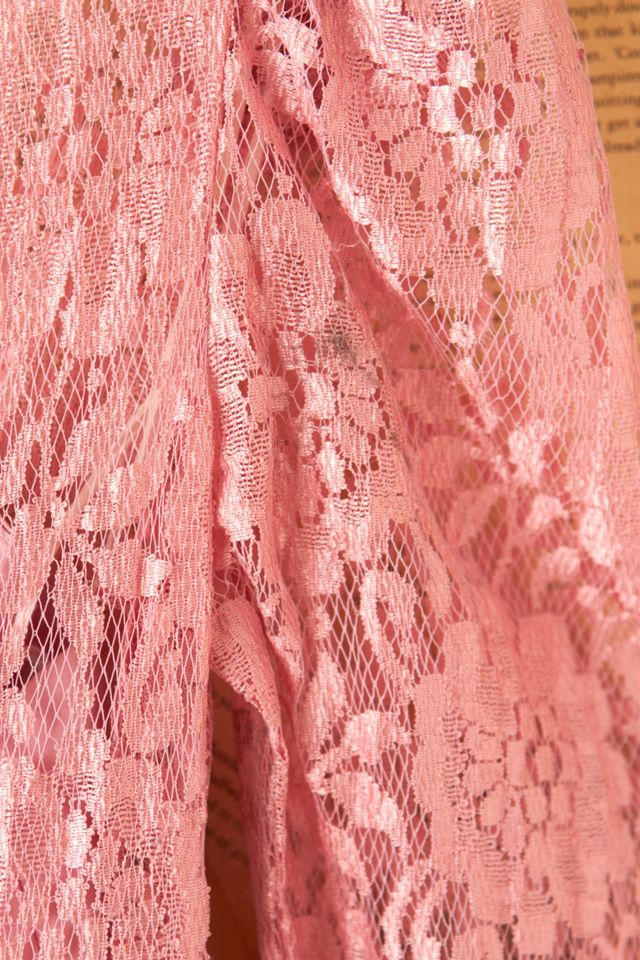 Vintage Pink Lace Princess Dress #7