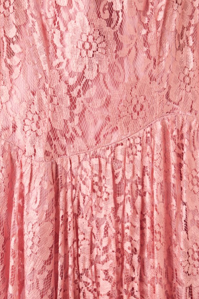 Vintage Pink Lace Princess Dress #10