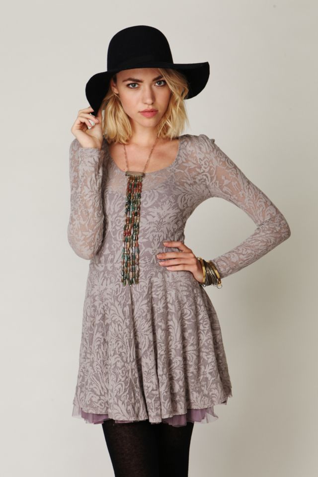 Floral Lace Fit and Flare Dress #1
