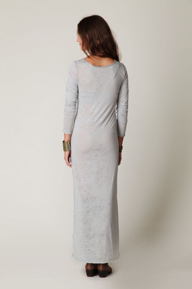 We The Free Long Sleeve Graphic Maxi Dress #1