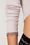 Lacey Knit Lounge Crop Top #3